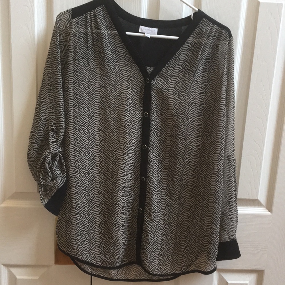 A Pea in the Pod blouse.